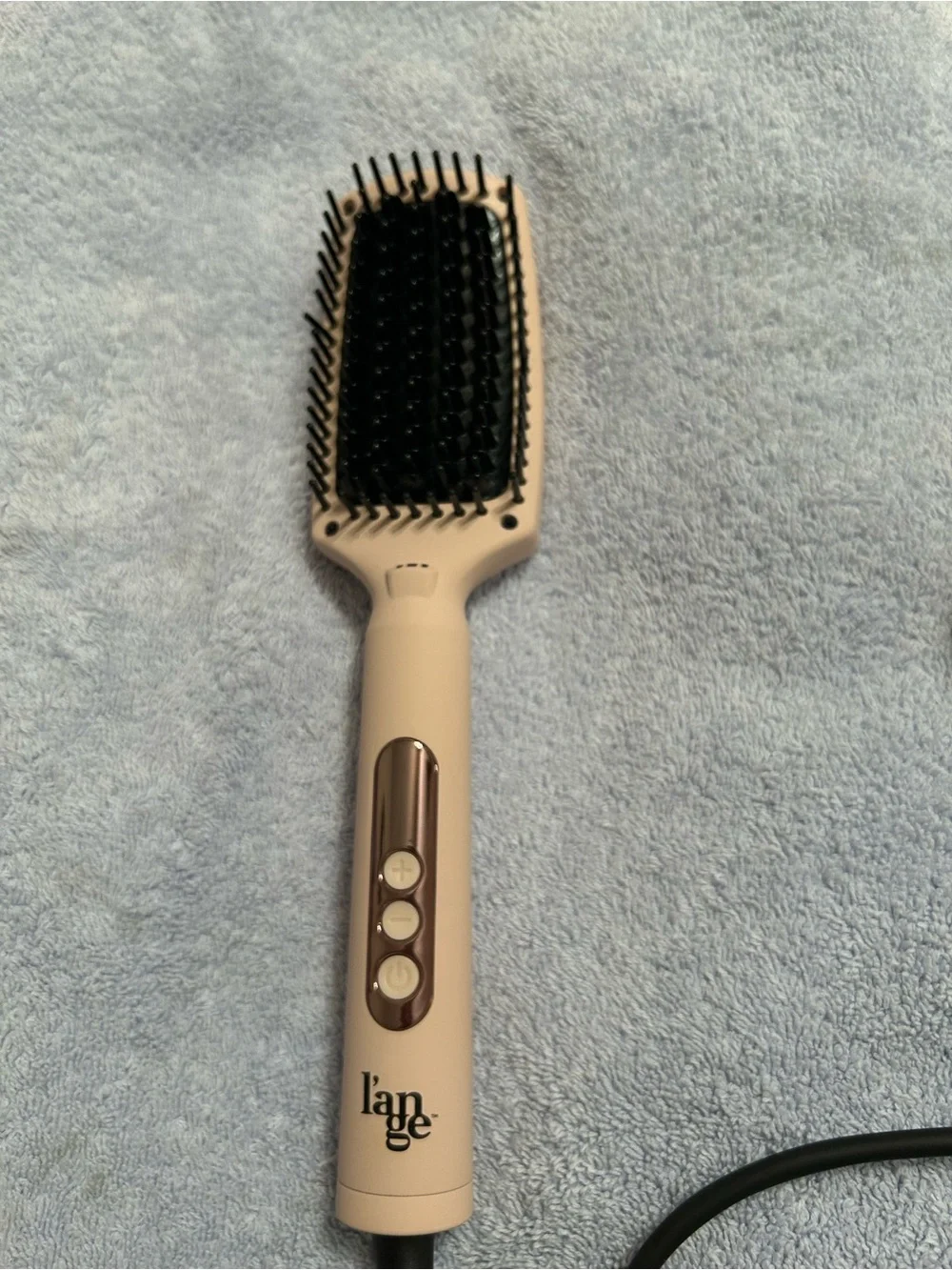 Lange Pink Paddle Hair Straightening Brush